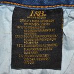 Lucky & Blessed Mid Rise Flare Jean STRETCH 14 Bellbottom Boho Western Raw Hem Blue Photo 9