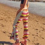 Free People  Melody Kick Flares Yoga Pants Striped Photo 1