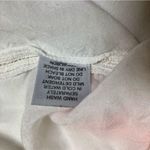 Melissa Odabash Embroidered Peasant Blouse Crop Top White Neon Coral Summery sz8 Photo 14