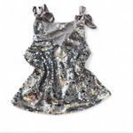 Aura Sequin Shoulder Tie Tank Top‎ Photo 5