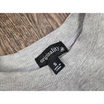 Oversized Dry Goods Sweatshirt Originality Gray Crewneck Pullover Women's Small Photo 1