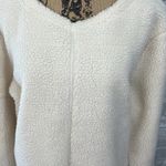Prologue  Cream Boxy Sherpa Pullover Photo 2