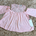 Iris  Los Angeles Pink Blouse - Size M Photo 0