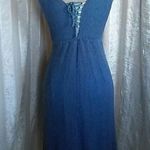Unique Tanami Plunge Neckline Dress Blue Size M Photo 4