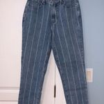 PacSun pinstripe mom jeans Photo 0