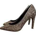Topshop Sparkly Gold Glitter Gemini Pumps • Size 6.5 • NWT Photo 0