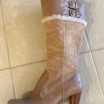 UGG  Heel Boots Leather Suede & Sheepskin NWOT Photo 7