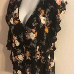 Torrid  Textured Print Blouse Flutter Short Sleeve 2X Dressy Career Business Wear Photo 2