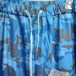 Unbranded Womens 3Xl Blue Black Camo Lounge Pants Drawstring Pockers‎ Size 3X Photo 3