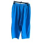 Bobbie Brooks Bright Blue Cropped/capris Pants size M(10/12) Size M Photo 1