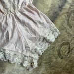 American Vintage Vintage Powder Pink With Cream Lace Bodysuit Photo 3