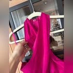 DO+BE  halter mini dress cocktail satin silky criss cross open back semiformal Photo 5