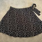 Forever 21 Black Floral Wrap Around Skirt Photo 0