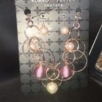 Romeo + Juliet Couture Romeo & Juliet Pearls Circles, Pink Necklace Set Photo 3