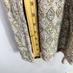 Sunner Silk Dress S Cottagecore Boho Romantic Vintage Revival Crochet Ethereal Tan Photo 8