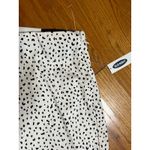 Old Navy High Waisted Pixie Ankle Pants Black White Leopard Print Career 18 NWT Photo 2