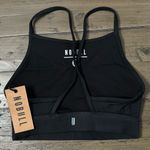 Nobull NWT Matte High-Neck Sports Bra - XS - Black Photo 3
