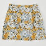 Urban Outfitters Floral Skirt Yellow and White Size Small UO Photo 2