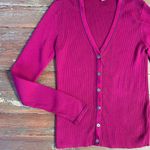 Uniqlo Ines De La Fressange Paris X  Cotton Ribbed Knit Cardigan - Sz S 🧡🎀 Photo 7