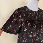 Sanctuary  Liam floral velvet smocked peasant blouse NEW SMALL Photo 1