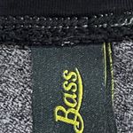 GH Bass capri crop leggings mid rise black purple gray stripe stretch large Photo 3