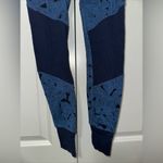 Athleta  Women's Excursion Tight Ribbed Leggings Jogger Blue Tropical‎ Size XS Photo 2