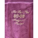 Victoria's Secret  ‎ Y2K Pink Velour Pants Fold Over Bootcut In Burgundy Size M Photo 2