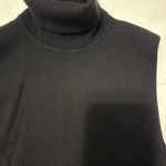 ZARA  Black Ribbed Knit Top Photo 3