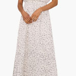 Vince Camuto  Floral Satin Midi Dress Photo 0