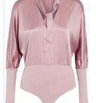 Fleur du Mal dusty rose pink long sleeve V Photo 2