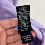 Sanctuary Lilac Purple Short Sleeve Lace Up Hoodie Sweatshirt Women's S Photo 6