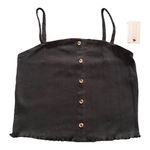 Volcom NWT- Black ribbed crop top Photo 0