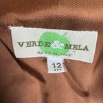 Y2K Women's Tweed Wool Coat Small Multicolor Italian Made Verde & Mela Vintage Blue Photo 7