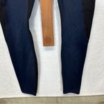 Athleta  Traverse Tight Navy Blue & Black High Rise 7/8 Leggings Size‎ S Photo 3