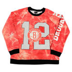 Jordan Size Medium Shirt Brooklyn New York Basketball Long Sleeve Crew Neck Photo 0