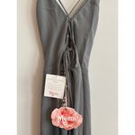 Show Me Your Mumu NWT Godshaw Goddess Gown Bridesmaid Dress Charcoal Size L Photo 5