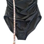 J.Crew Classic Black Ruched V Photo 4