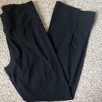Gaiam  Pants Womens XL Black Yoga Flare Bootcut Stretch High Waist Slit Athletic Photo 0