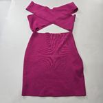 superdown Hallie Cut Out Mini in Hot Pink Medium Photo 2