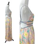 Free People Wisteria Maxi Dress Light Combo Size Small Summer Pastel Retro 70s Photo 7