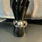 Mexican Vintage Silver 925 Sterling Silver Cuff Bracelet Domed Center Photo 1