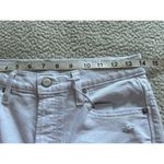 Pistola  Charlie High Rise Classic Straight Ankle Deconstructed Optic White Sz 26 Photo 8