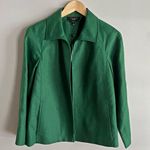 Talbots NWT Irish linen green sheath dress with matching jacket set career chic Photo 6
