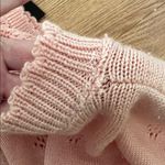 Vintage 90s Ellen D Cottagecore Pink Heart Cardigan Medium Photo 6