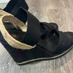 Lauren Ralph Lauren Women's Elena Espadrille Wedge Sandal Size 9 Black Photo 4