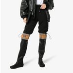 Burberry  Tall Rain Boots Olive Plaid Check Photo 3