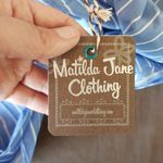 Matilda Jane  Sz Small Dress Lovely Day Striped Nautical Tunic Coastal Cowgirl Photo 8