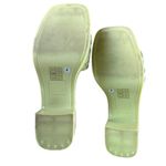 Dolce Vita Goldy Slides Shoes Platform Shoes Slides Lime Green Braided‎ Size 8 Photo 6