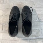 Born Womens Naleigh Oxford Pumps 8.5 Black Lace Up Shoes Wingtip Low Heel Retro Photo 4