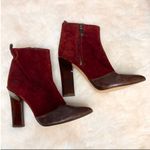 Reed Krakoff Maroon Heeled Boots Purple Size 9.5 Photo 1